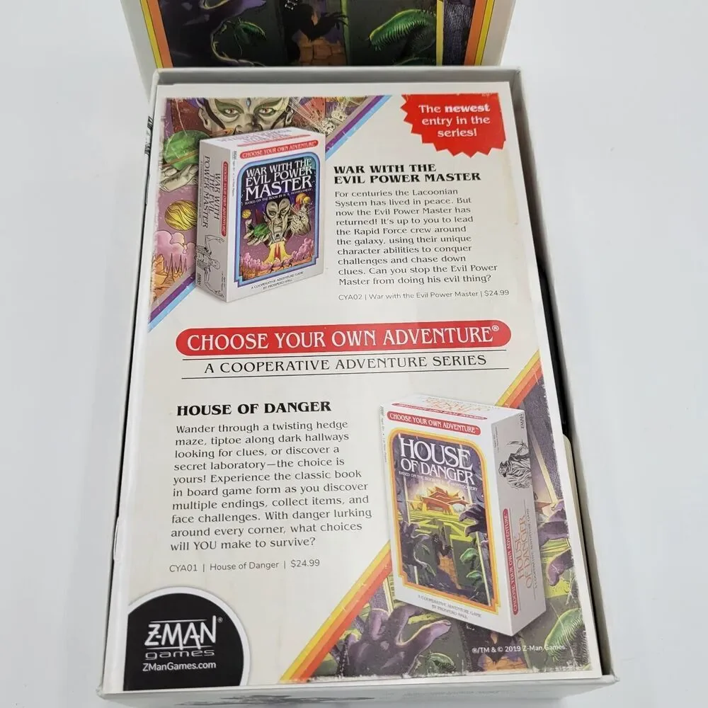 HOUSE of DANGER Choose Your Own Adventure Cooperative Game 100% COMPLETE 2018